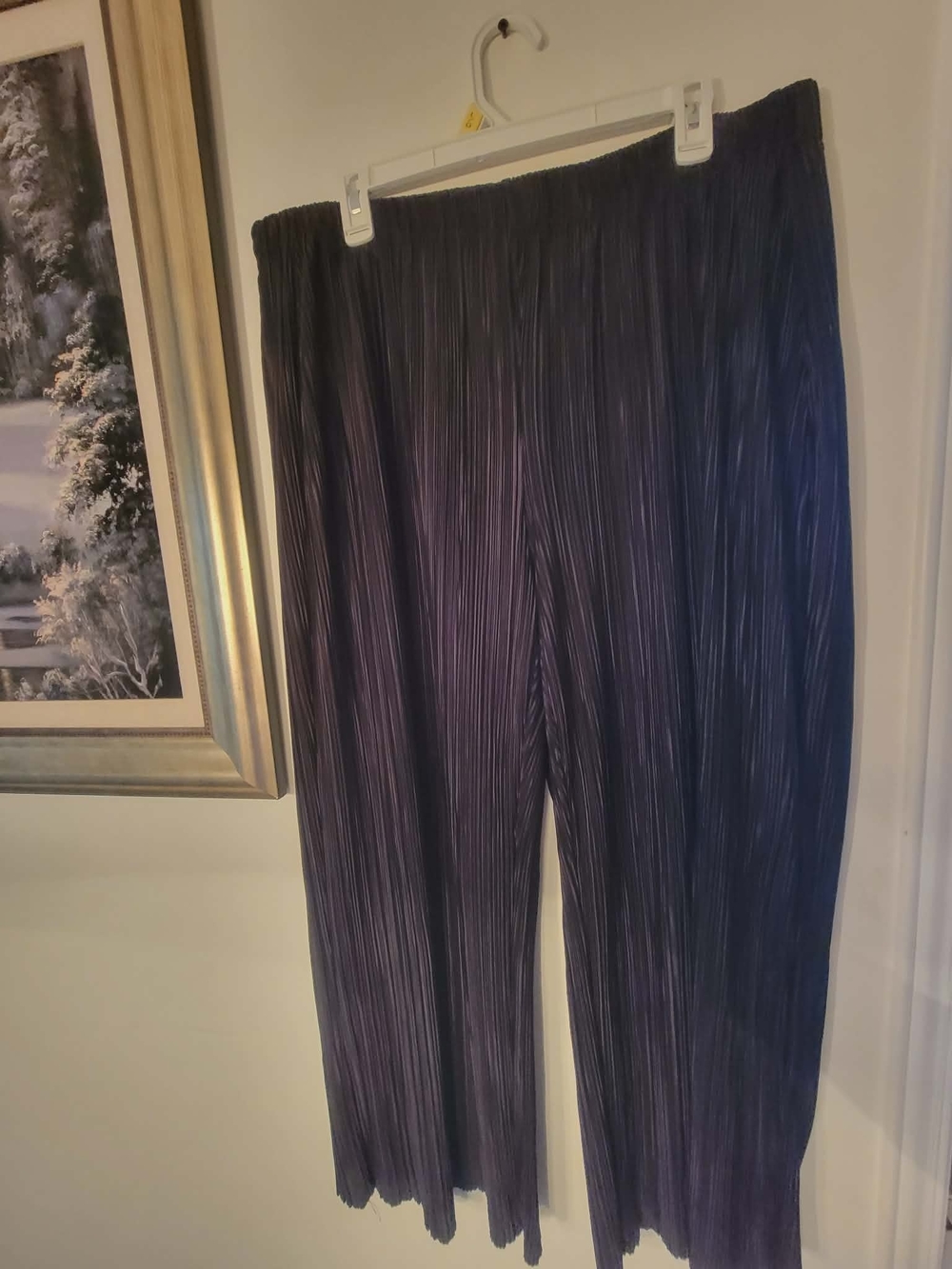 Pleated Wide-Leg Pants
